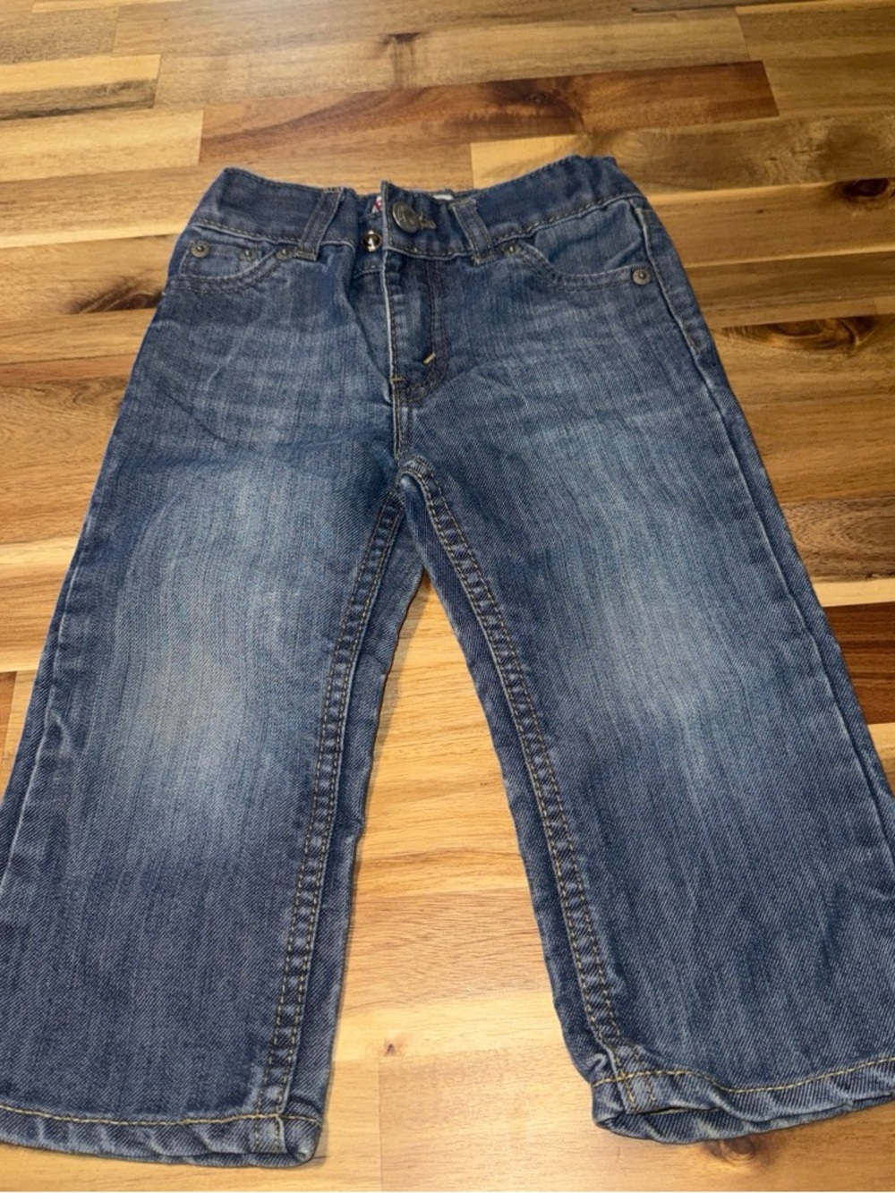 Levi's Kids Blue Straight-Leg Denim Jeans